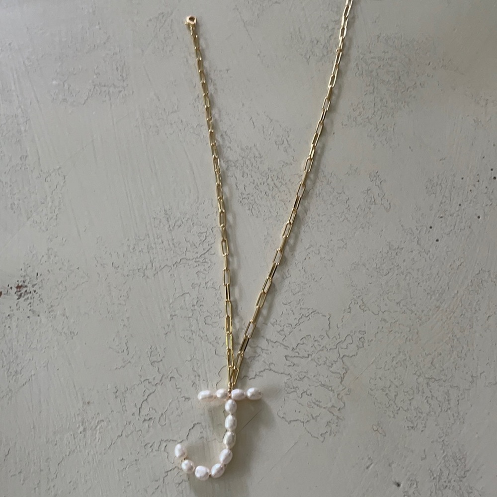 Bauble Bar initial necklace